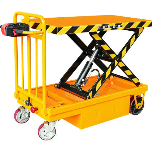 Električna premična dvižna miza, elektro dvig in pogon 400 kg